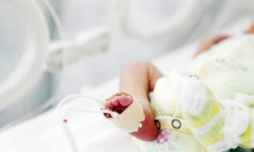 New-born baby in hospital
