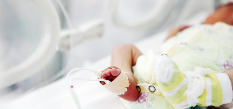 New-born baby in hospital